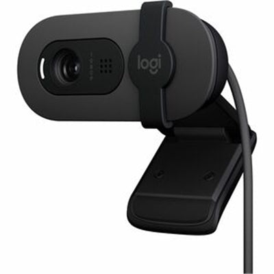 Logitech Brio 100 Full HD Webcam for Meetings and Streaming, Auto-Light Balance, Built-In Mic, Privacy Shutter, USB-A