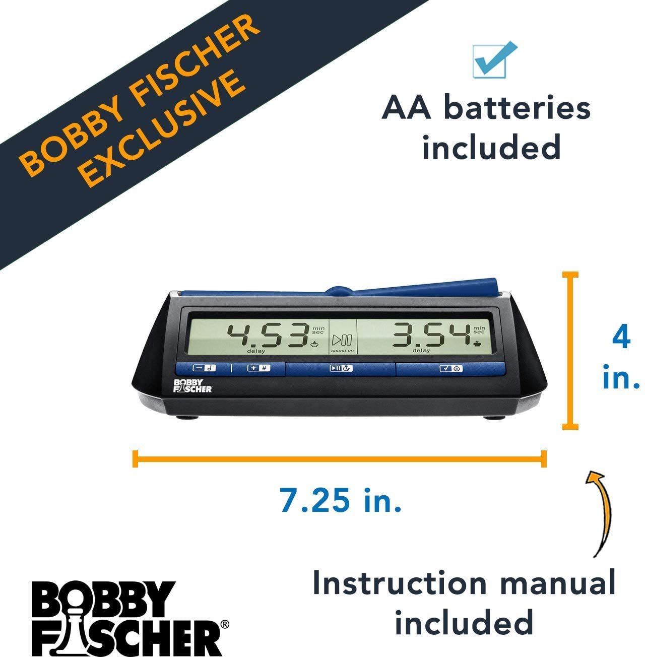 Digital Chess Clock/Timer - Powered by DGT