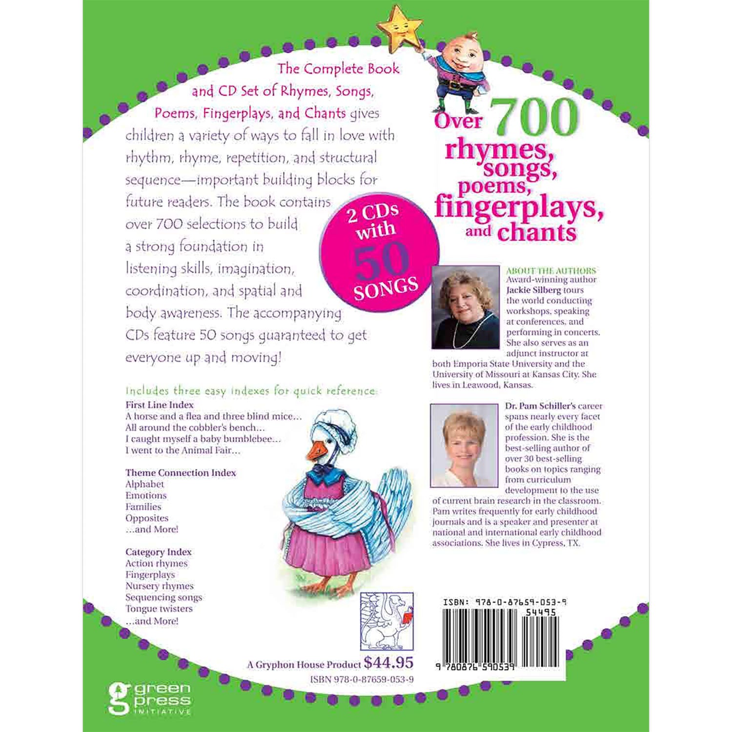 The Complete Book and CD Pack of Rhymes, Songs, Poems, Fingerplays, and Chants