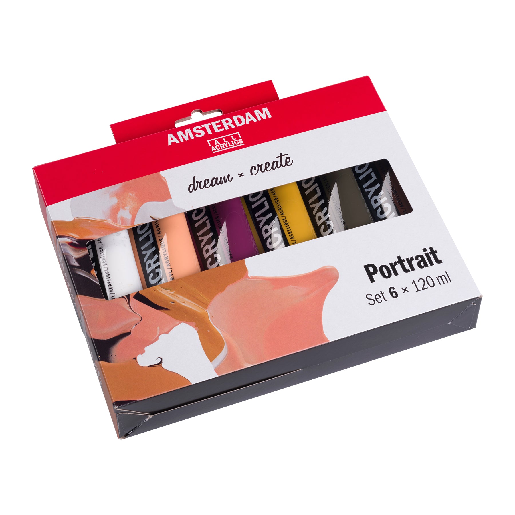 Standardacrylic Portrait Set, 6 x 120 mL
