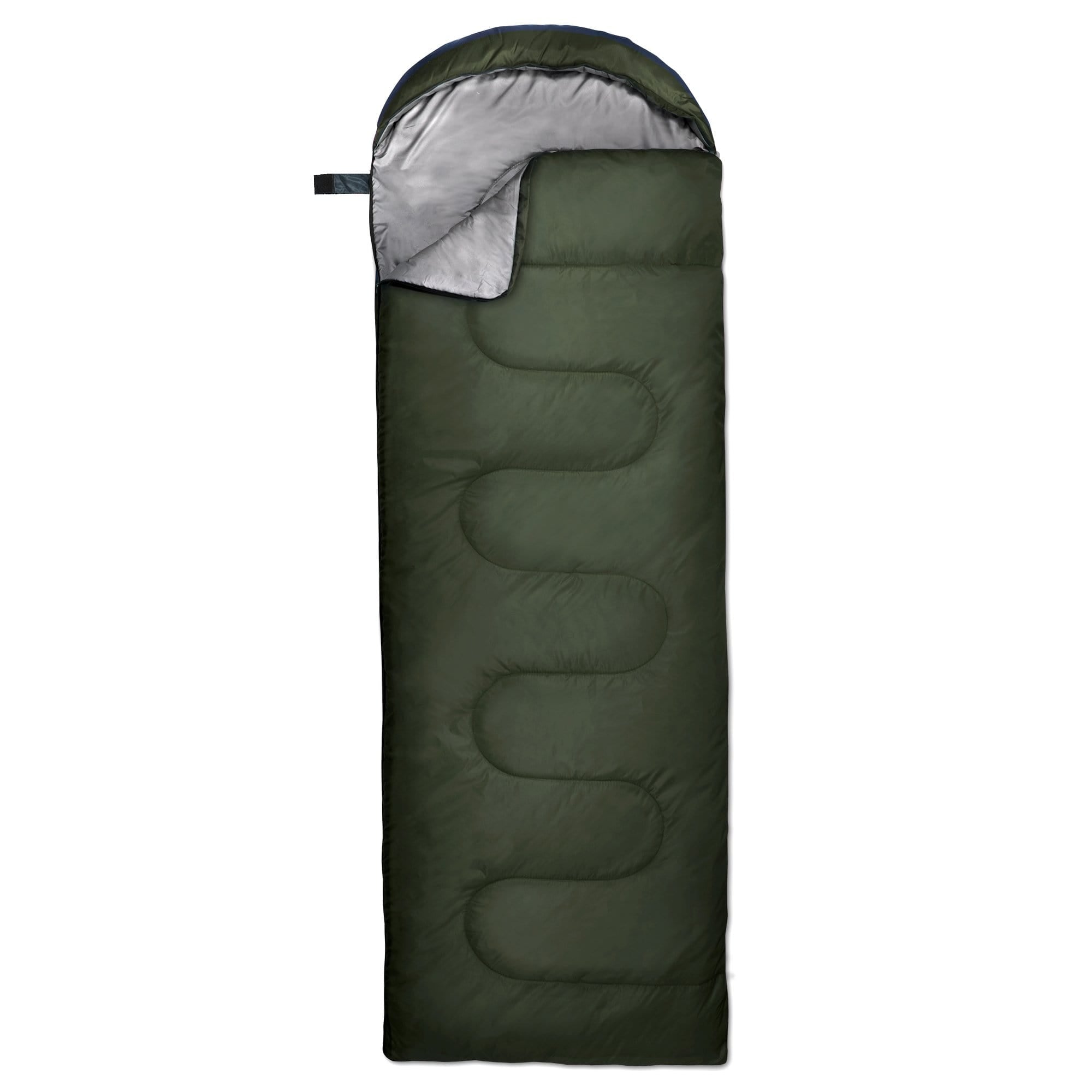 Deluxe Sleeping Bags - 50°F - Green - 10 in the Pack