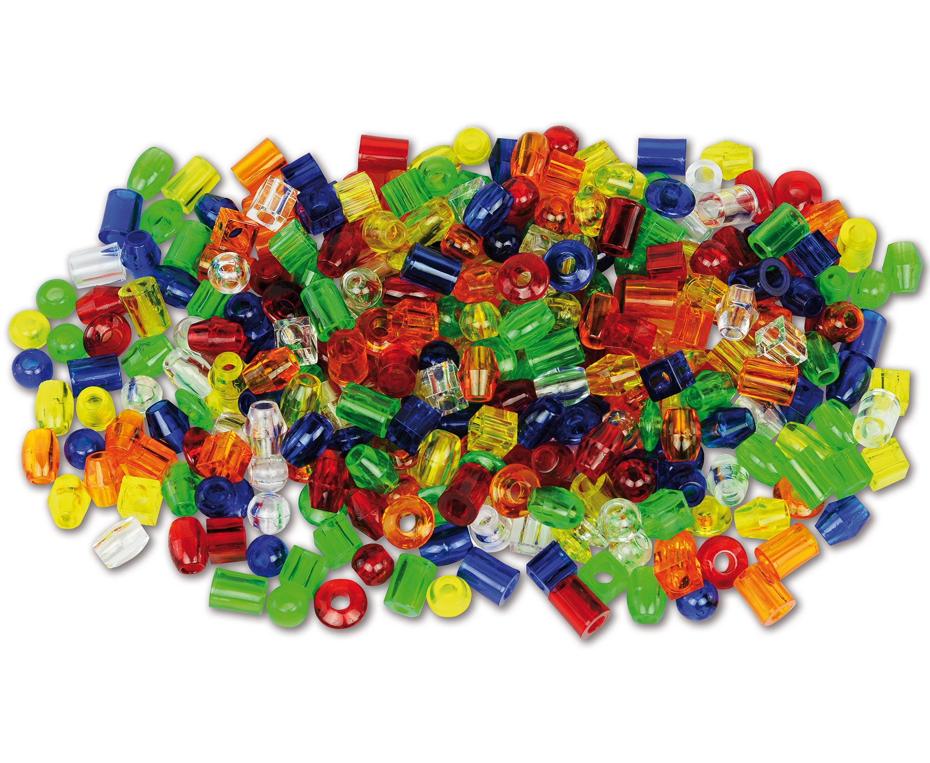 Translucent Jumbo Lacing Beads - Set of 192