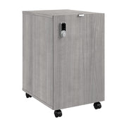 Bush Business Furniture Assure Mobile File Cabinet with Drawers and Keypad Lock in Platinum Gray - 15.65" Width x 20.24" Depth x 25.91" Height