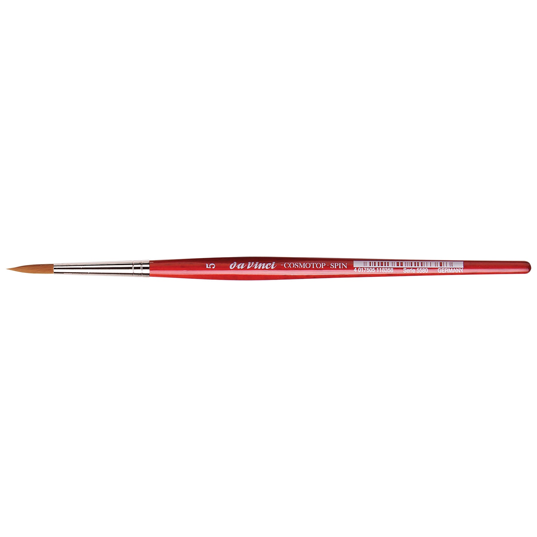 COSMOTOP-SPIN Silkpainting Brush, Synthetic, Watercolor, Round, Size 5