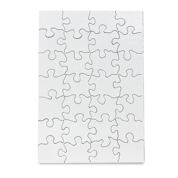 Blank Puzzle - 63pcs, 8.5"x11", 100 puzzles