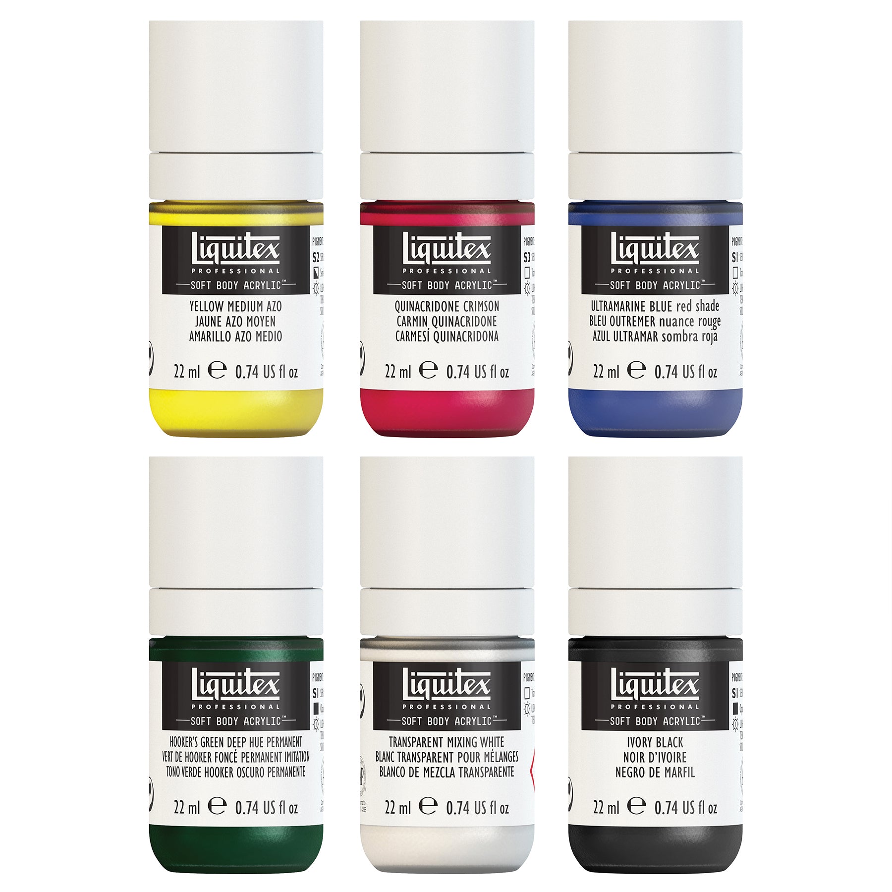 Soft Body - 6 x 22ml Set - Mixing