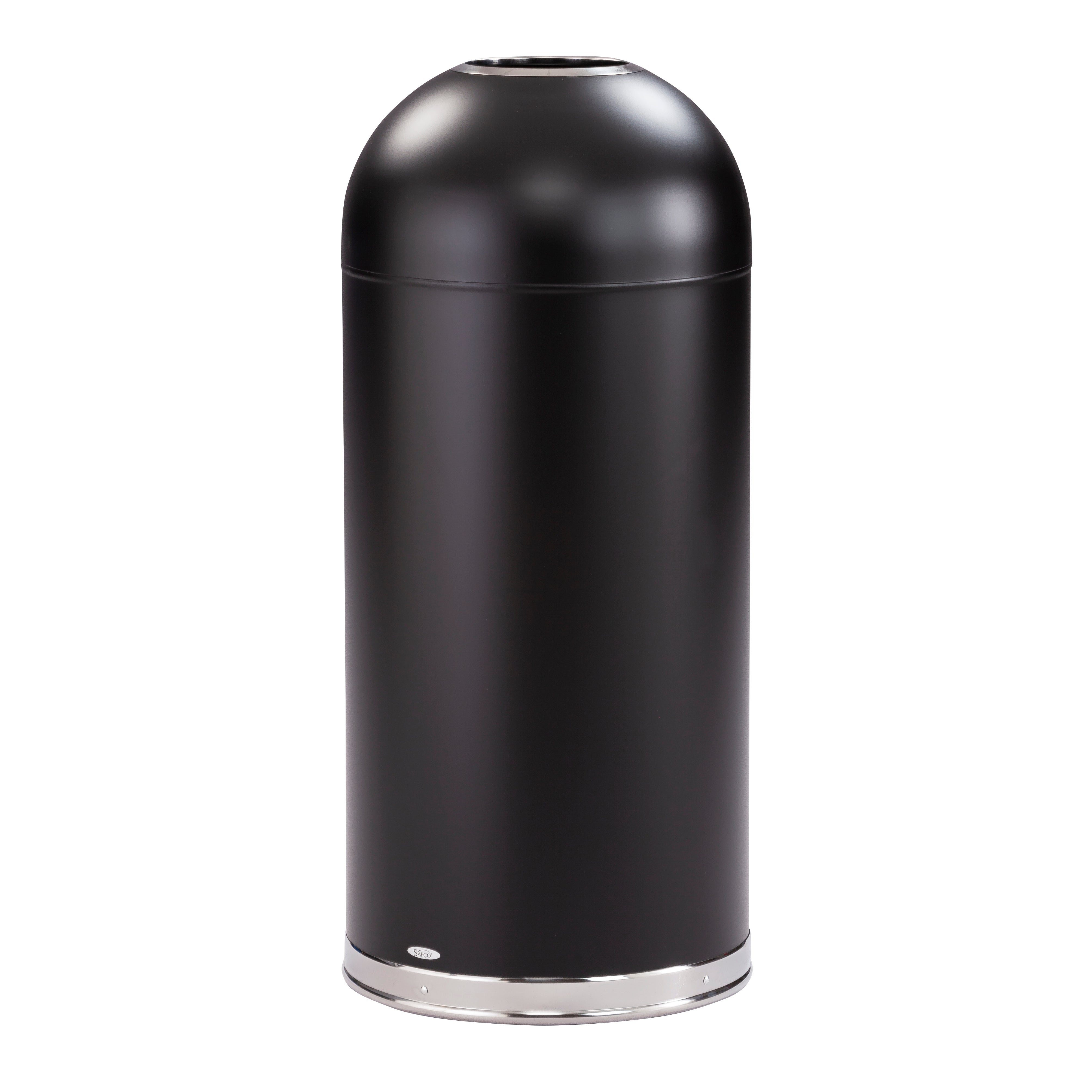 Receptacle S Dome Open Blk