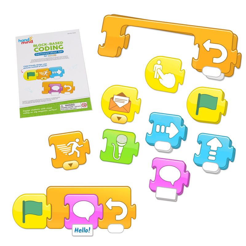 Jr Block Based Coding Magnetic Demonstration Set
