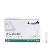SecureSafe Safety Pen Needle - 100 pcs per Box/12 Boxes per Case