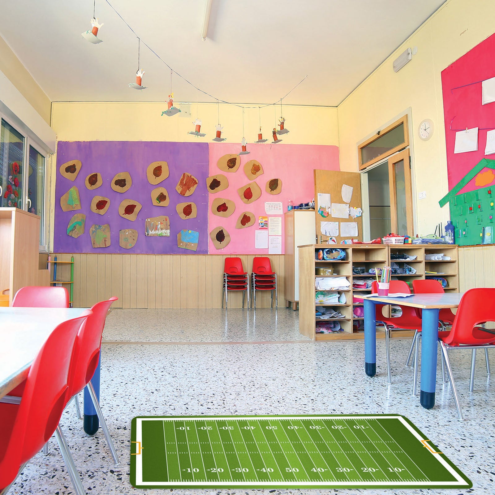 The Original Fun Mat™, Mat Runner, 15.5" x 47", Football Field