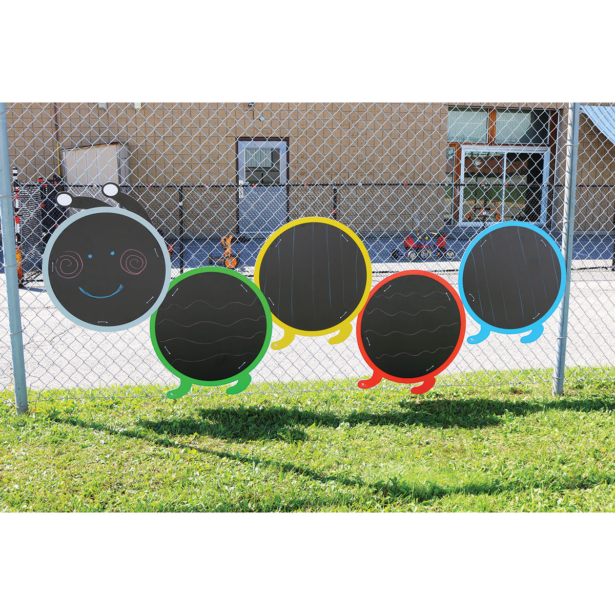 Outdoor Giant Chalkboard Caterpillar - Set of 5