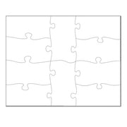 Blank Puzzle - 10 pcs,  22"x28", 1 puzzle