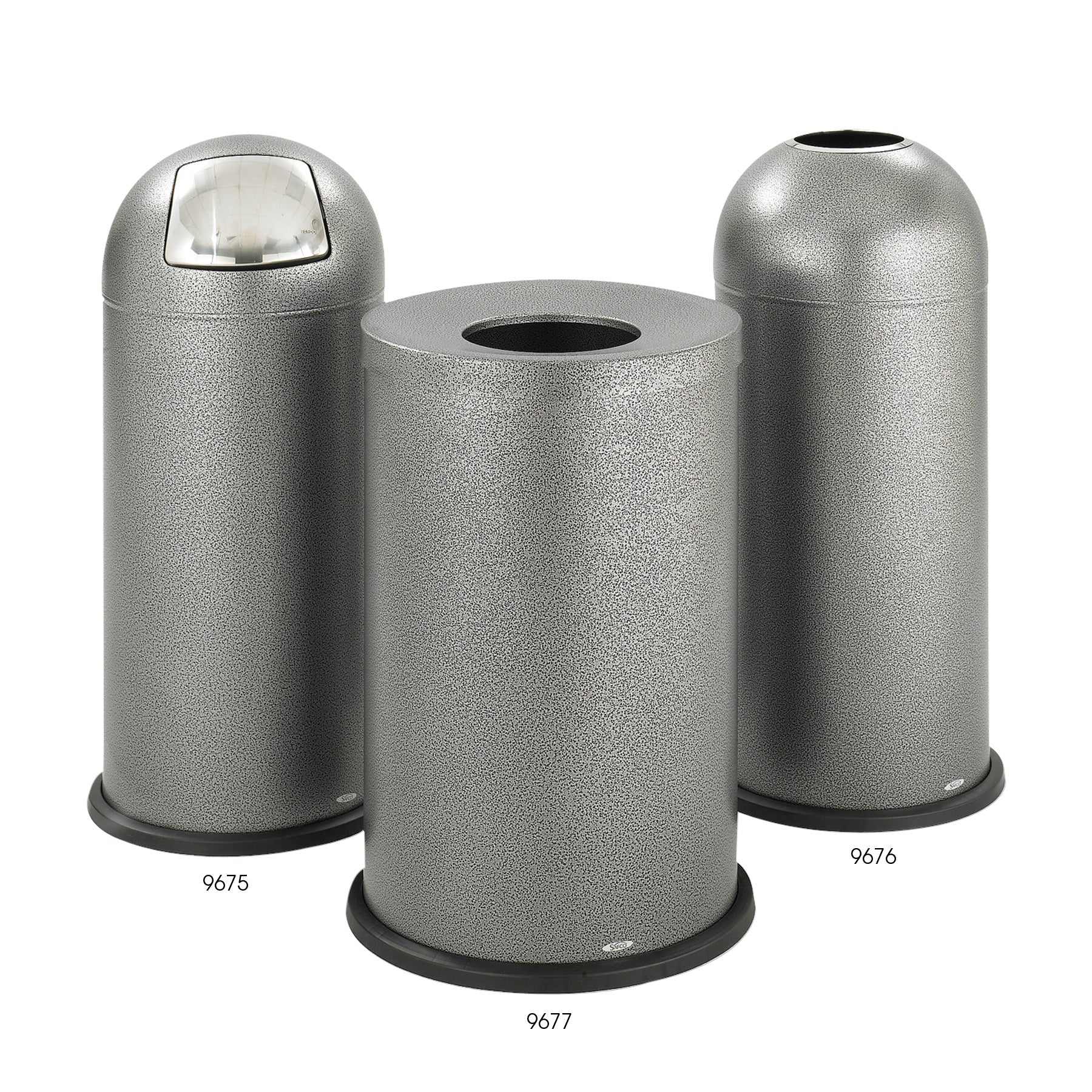 Receptacle S Open 35Gal Blkspk