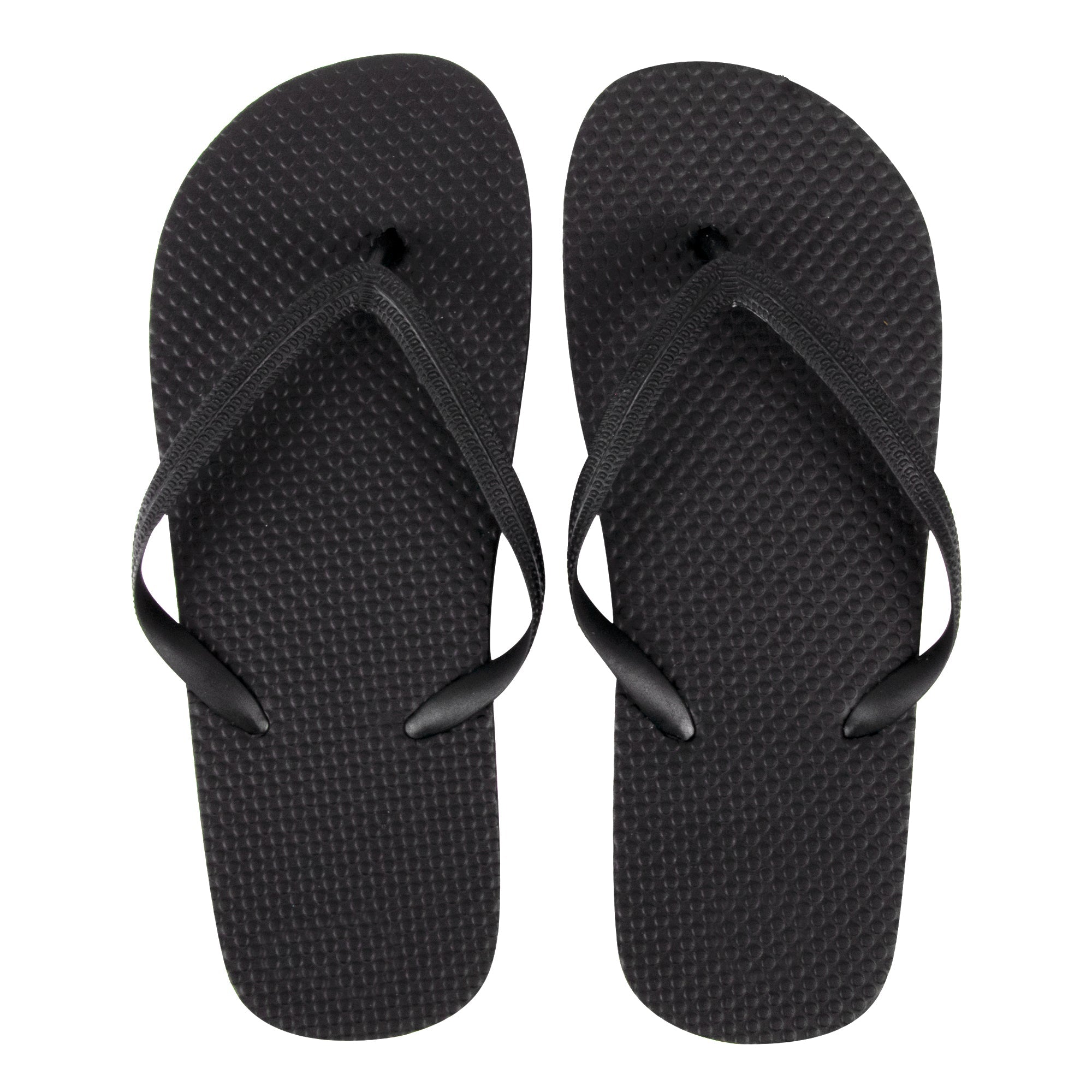 Men's Flip Flops - Black - 50 pairs in the Pack