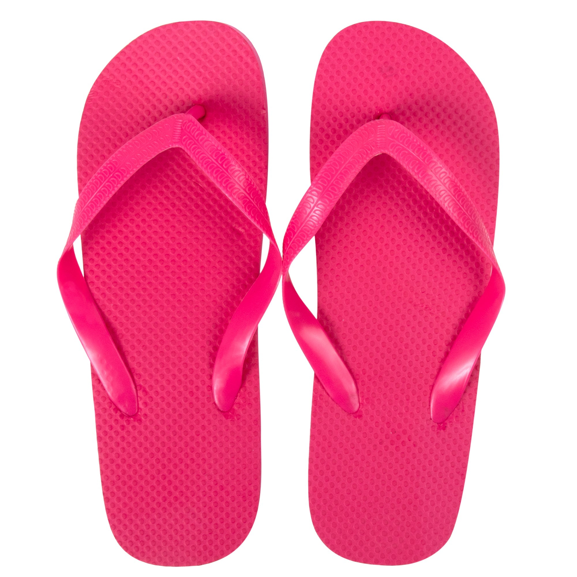 Women's Flip Flops - Hot Pink - 50 pairs in the Pack