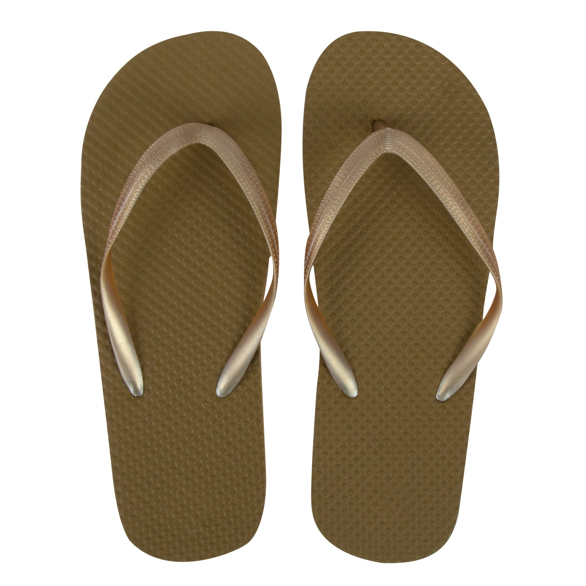 Women's Flip Flops - Gold - 50 pairs in the Pack