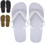 Women's Flip Flops - 3 Color Assortment - 50 pairs in the Pack