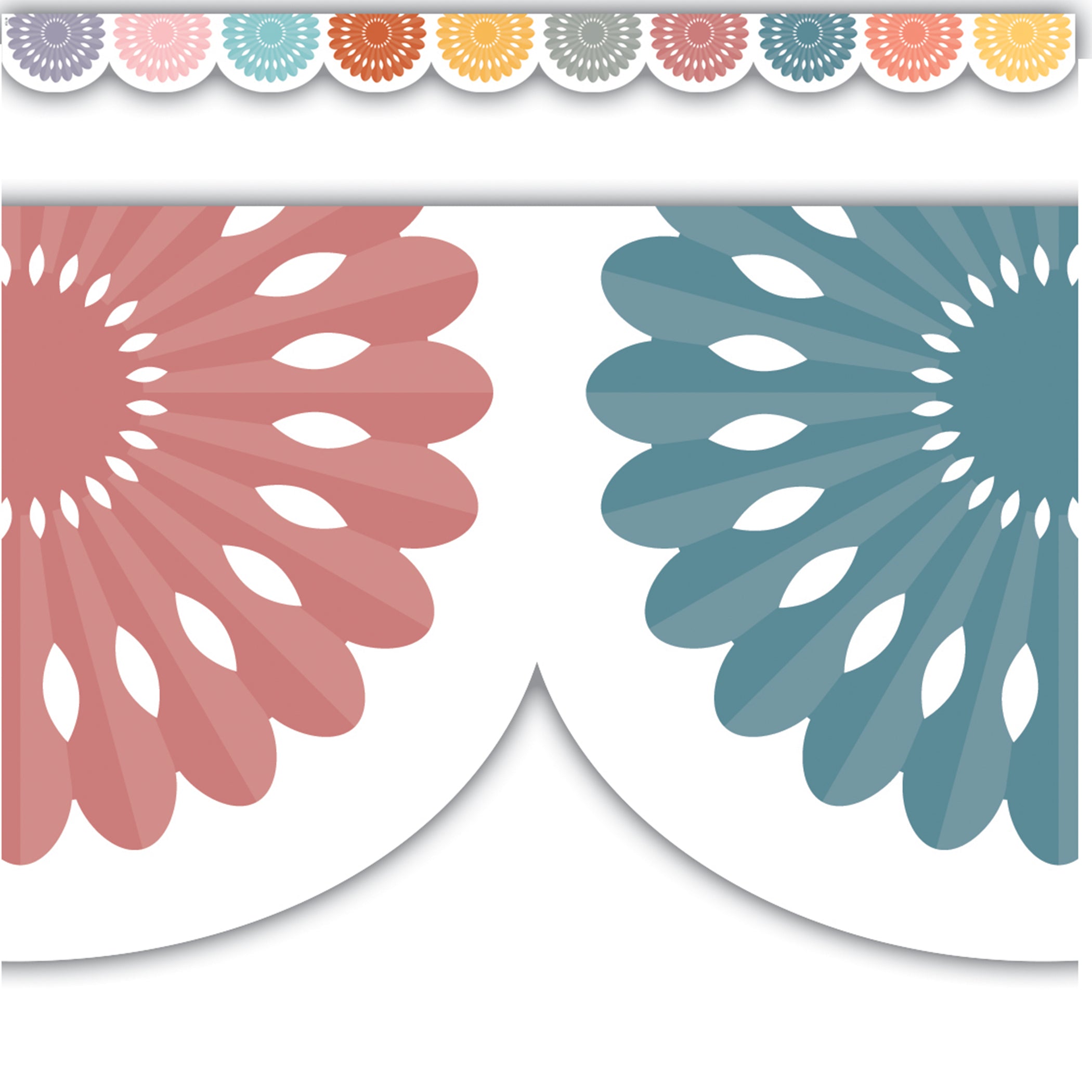 Happy Cactus Crew Fiesta Die-Cut Border Trim, 35 Feet