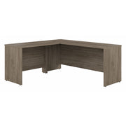 Bush Business Furniture Studio C 72W x 24D L Shaped Desk with 42W Return in Modern Hickory - 71.02" Width x 65" Depth x 29.84" Height