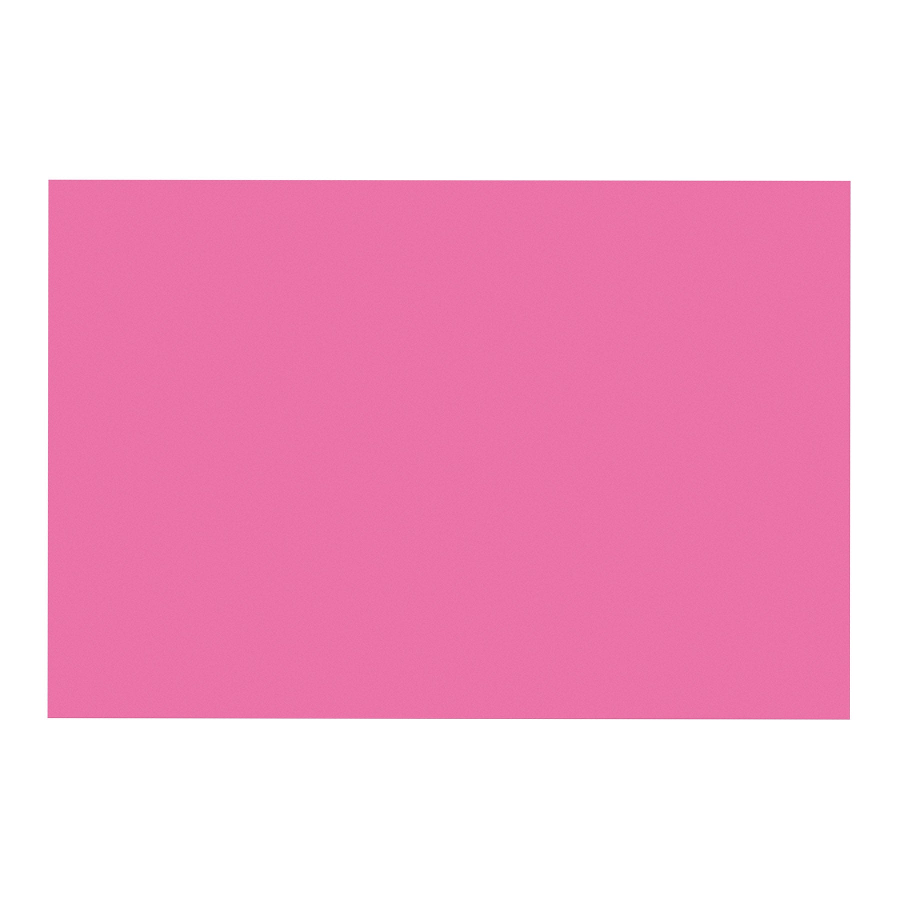 Construction Paper, Medium Weight, Hot Pink, 12" x 18", 50 Sheets