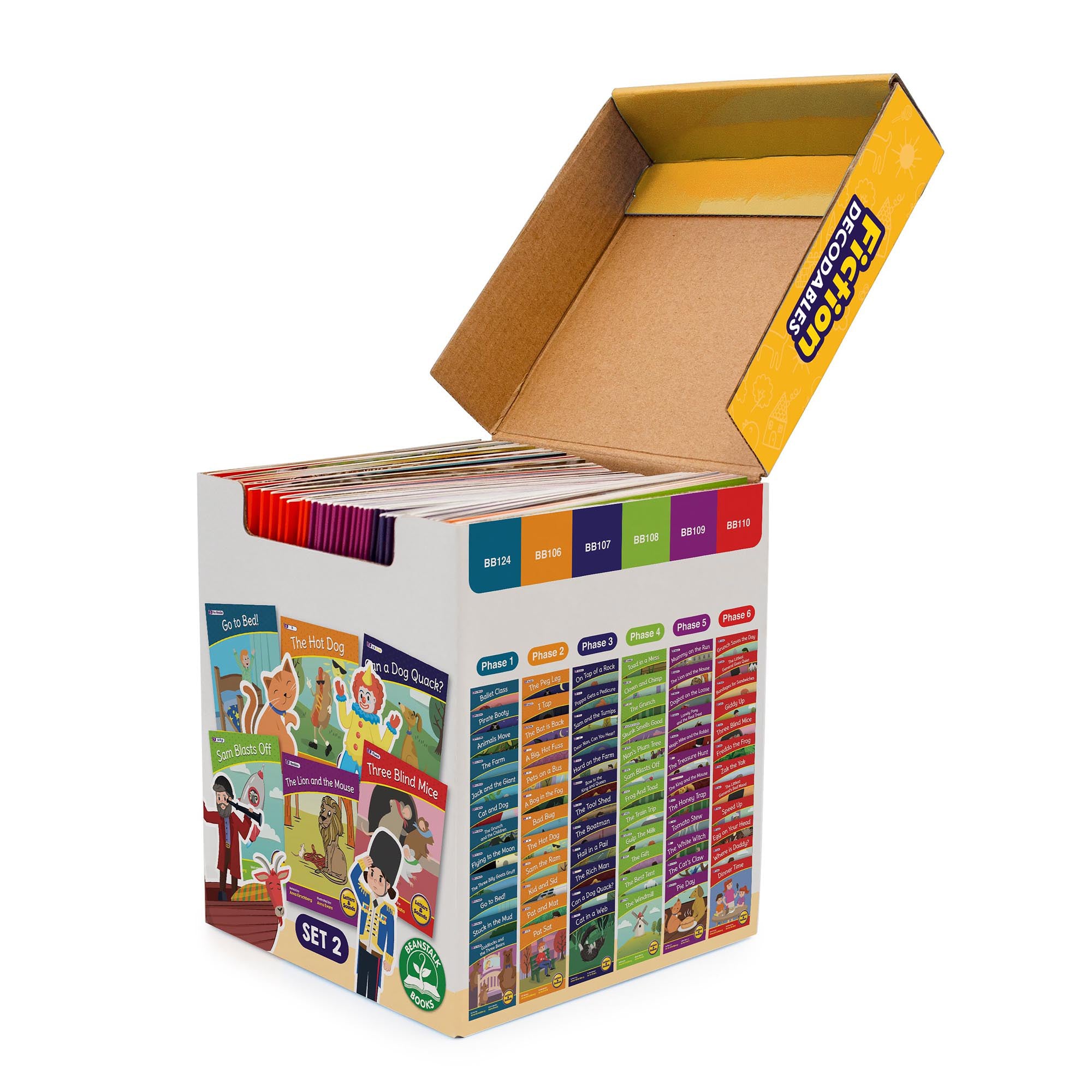 Letters & Sounds Fiction Decodables Boxed Set, Set 2
