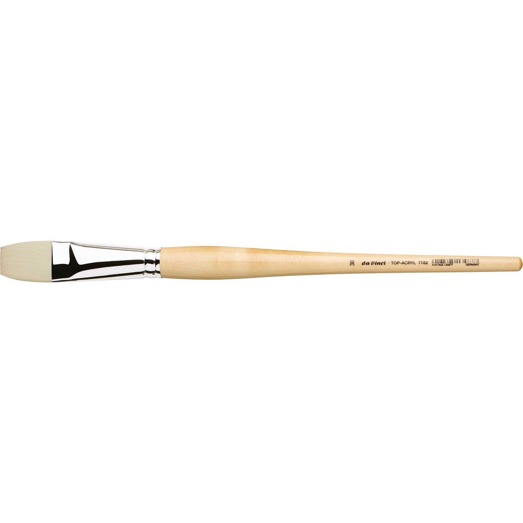 TOP-ACRYL Bright White Brush, Synthetic, Acrylic & Oil, Flat, Series 7182, Size 30