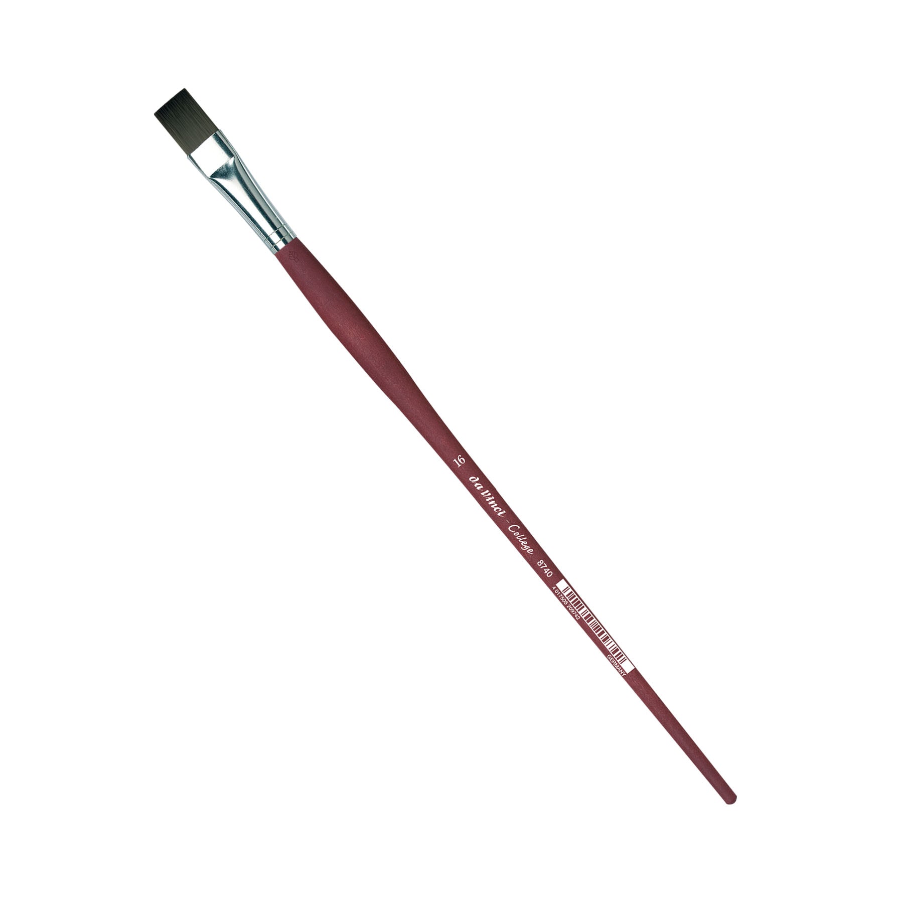 COLLEGE Student Brush, Synthetic, Acrylic & Oil, Flat, Series 8740, Size 16