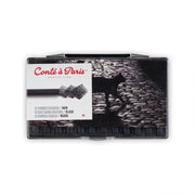 Carrés Esquisse Sketching Crayons, Black 2B (2460 / 2B), Set of 12