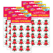 Joy! Joy! Joy!/ Holiday Cheer Scent Stickers, 24 Per Pack, 6 Packs