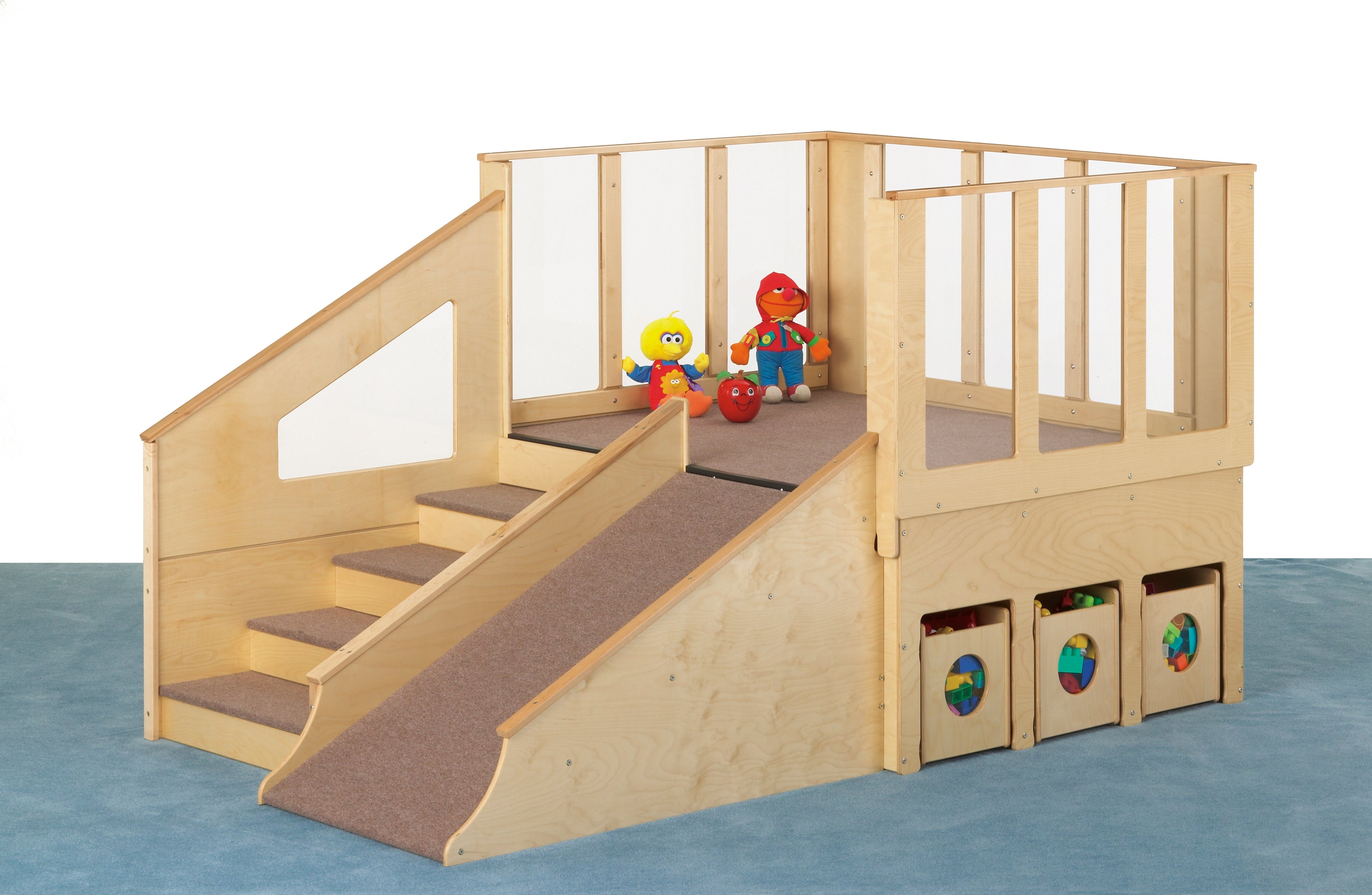 Jonti-Craft® Tiny Tots Loft - 12-24 Months - with Bins