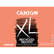 XL Series Sketch Pad, Recycled, Foldover Binding, 100 Sheet, 18x24 inch, 1 Count