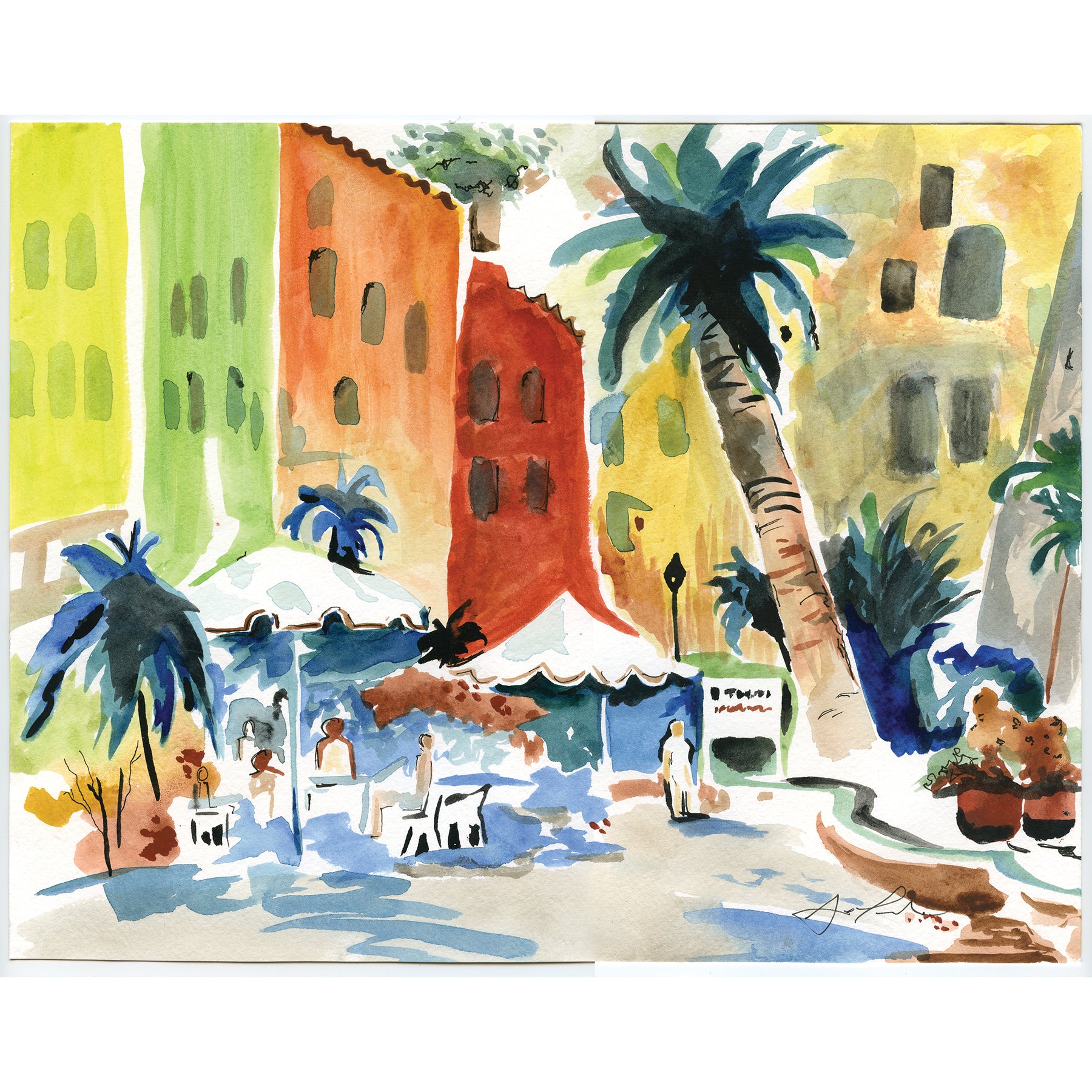 Watercolor Pad, 90 lb., 9" x 12", 12 Sheets