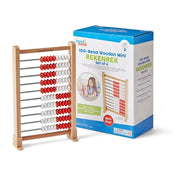 Rekenreks, Mini, 100-Bead, Wood, Set/4