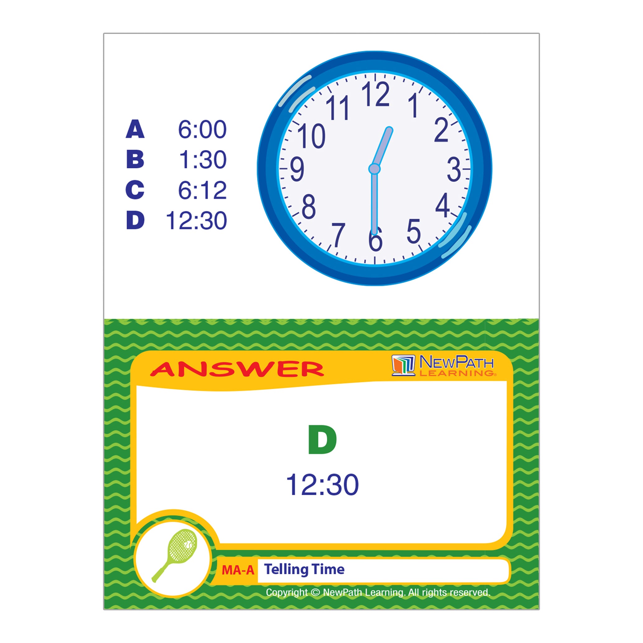 Math Learning Centers, Telling Time, Grade 1-3