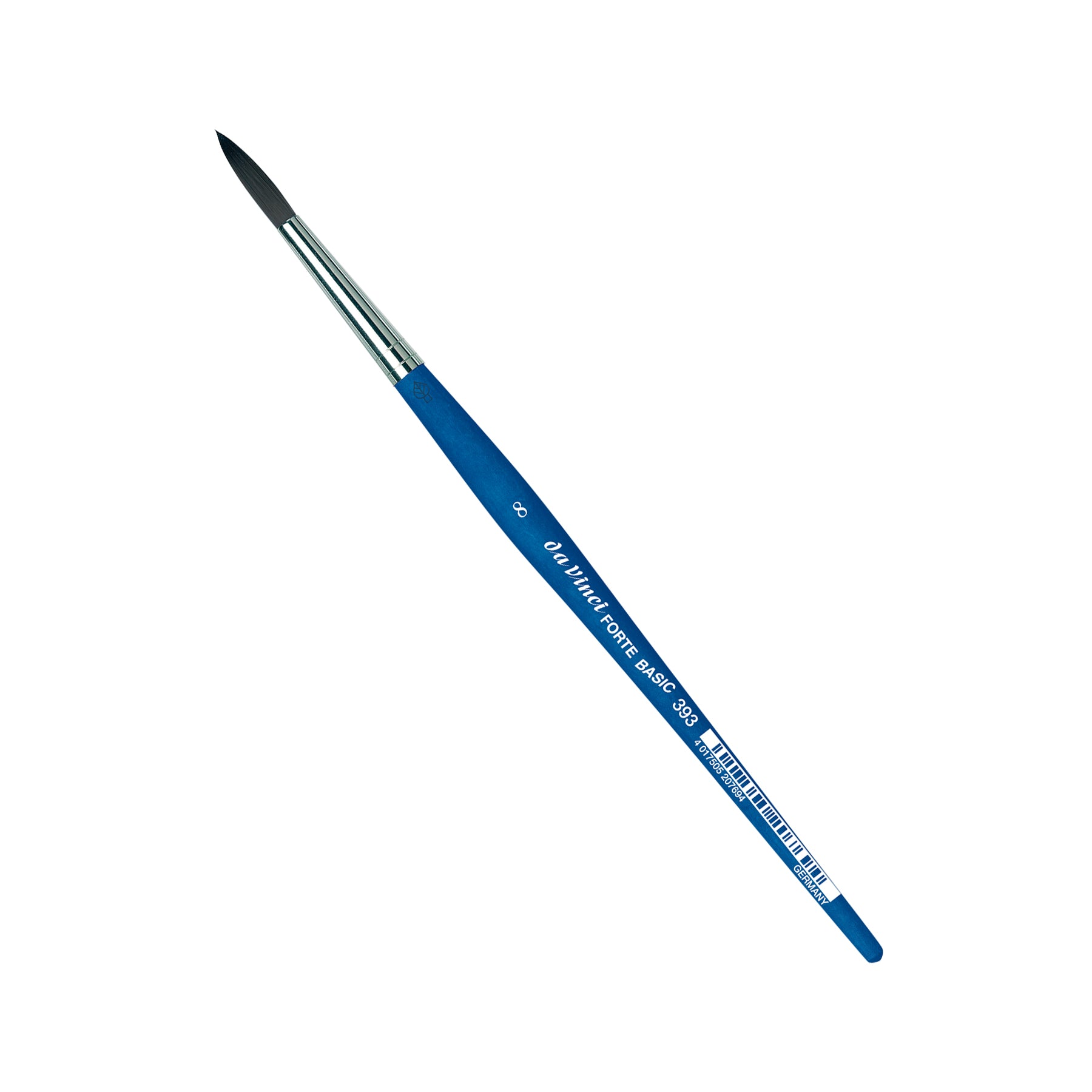 FORTE BASIC Student Brush, Synthetic, Acrylic, Round, Series 393, Size 8