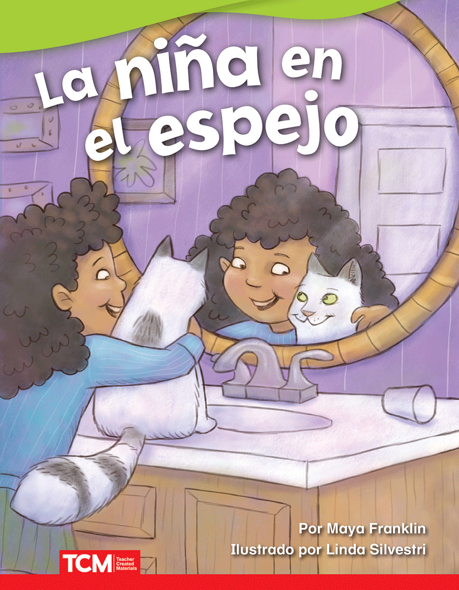 niña en el espejo
