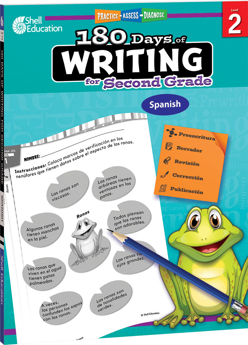 180 Days™: Writing for Second Grade, Practice, Assess, Diagnose