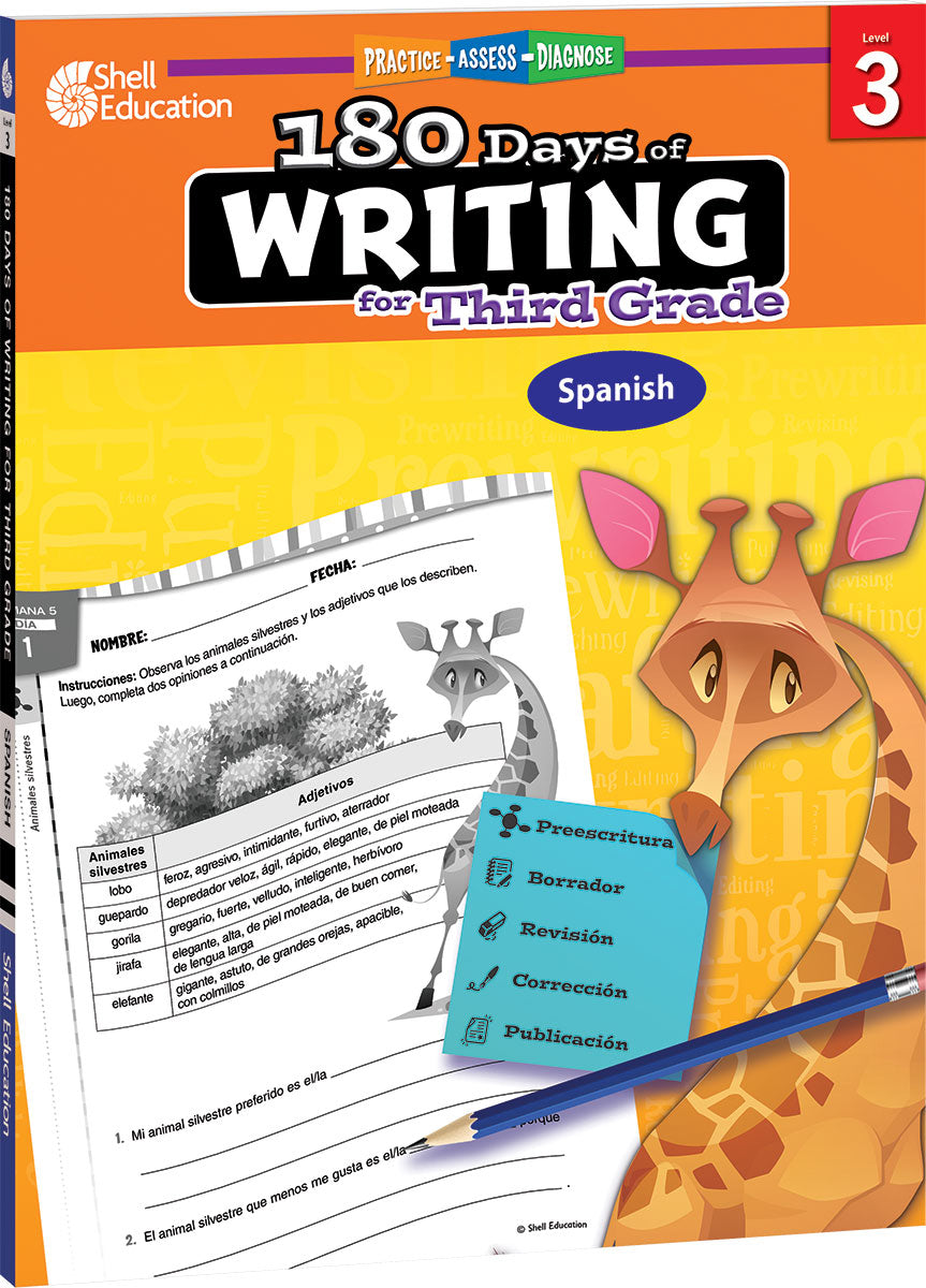 180 Days™: Writing for Third Grade, Practice, Assess, Diagnose