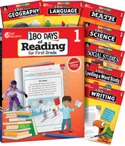 180 Days™ Bundle Grade 1: 8-Book Set, Practice, Assess, Diagnose