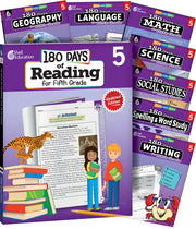 180 Days™ Bundle Grade 5: 8-Book Set, Practice, Assess, Diagnose