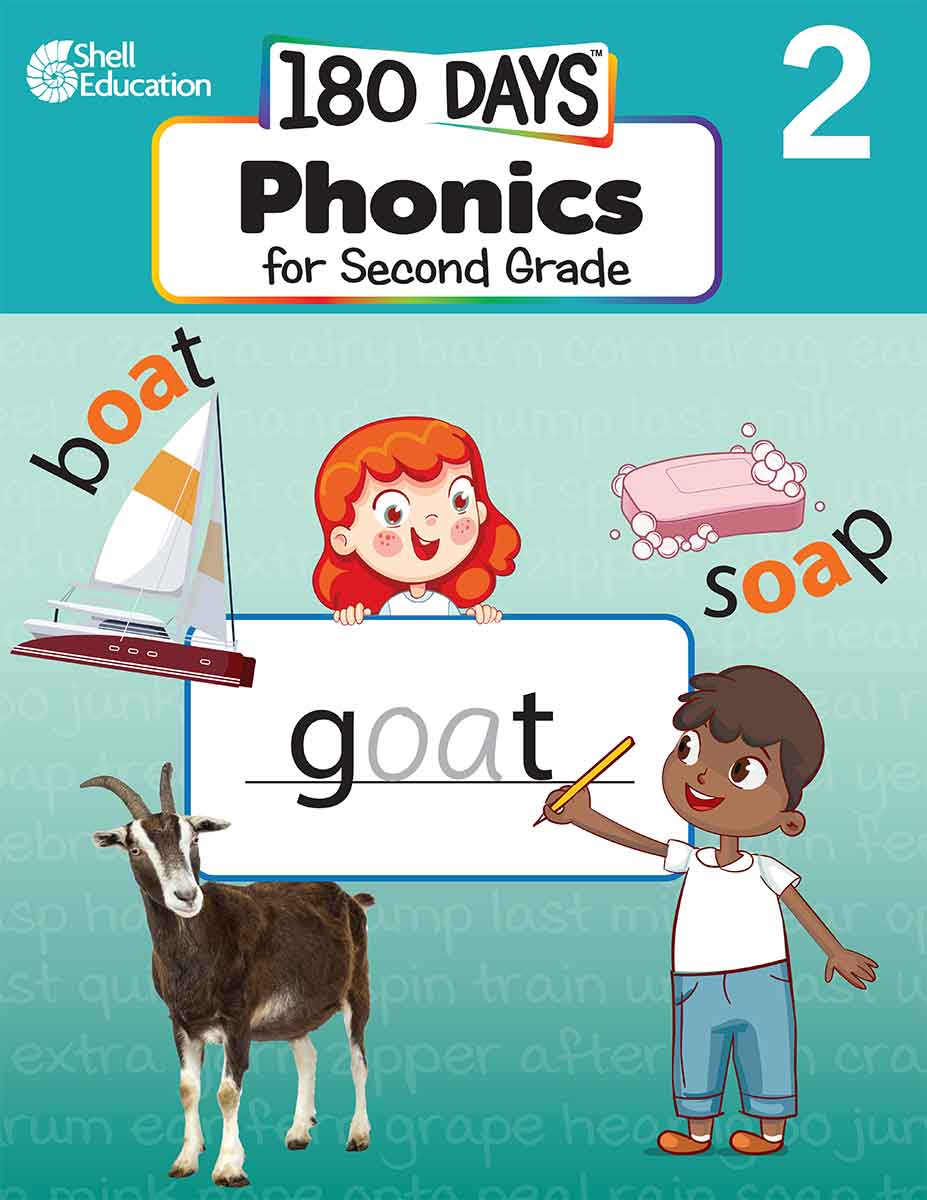 180 Days™: Phonics for Second Grade, Practice, Assess, Diagnose
