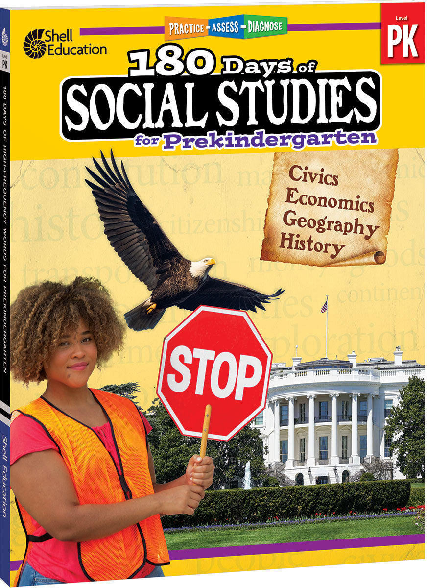 180 Daysâ„¢: Social Studies for Prekindergarten, Practice, Assess, Diagnose