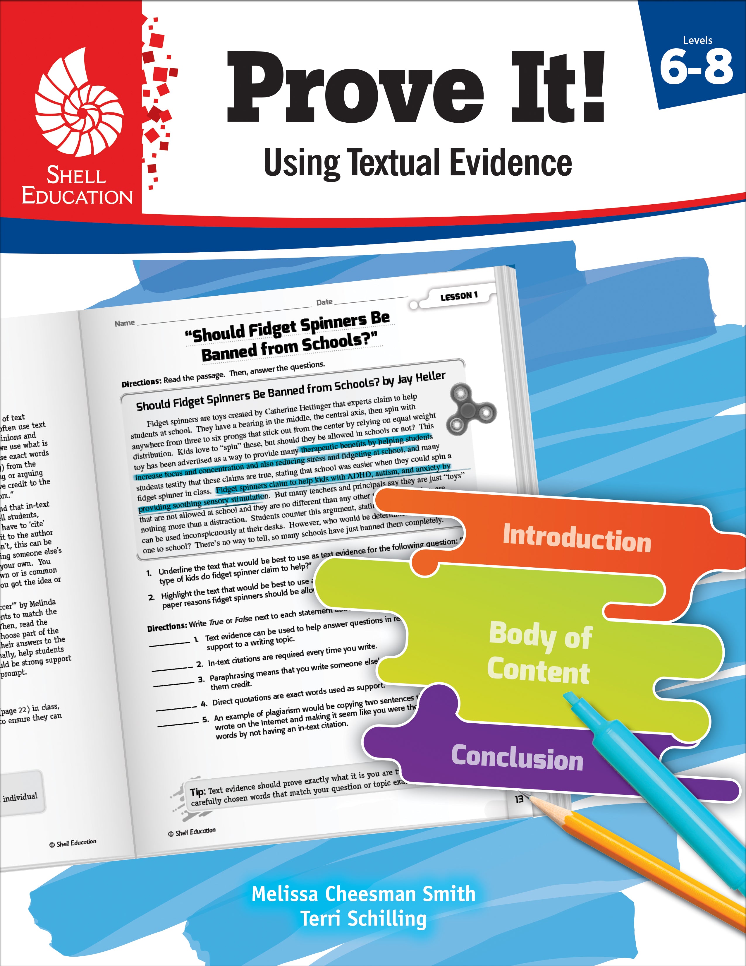 Prove It! Using Textual Evidence, Levels 6-8