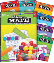 180 Days™: Math for K-6, 7-Book Set, Practice, Assess, Diagnose