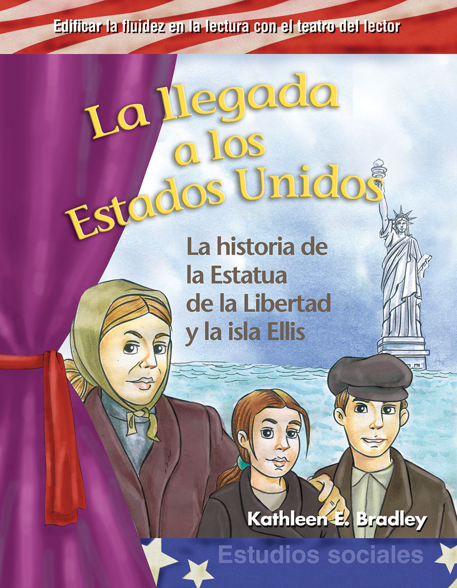 llegada a los Estados Unidos, La historia de la Estatua de la Libertad y la isla Ellis