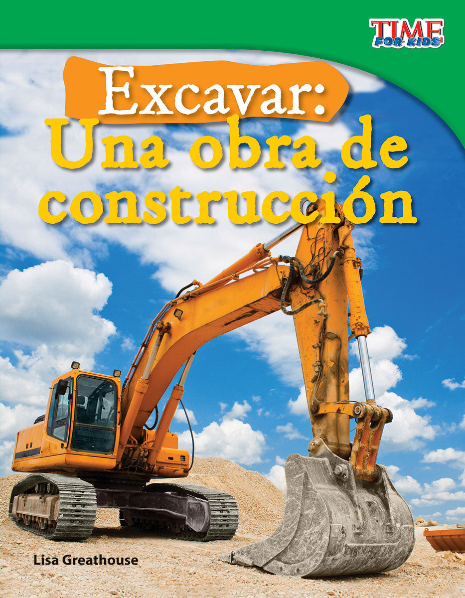 Excavar, Una obra de construcción