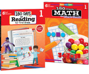 180 Days™: Reading & Math Grade 1: 2-Book Set, Practice, Assess, Diagnose