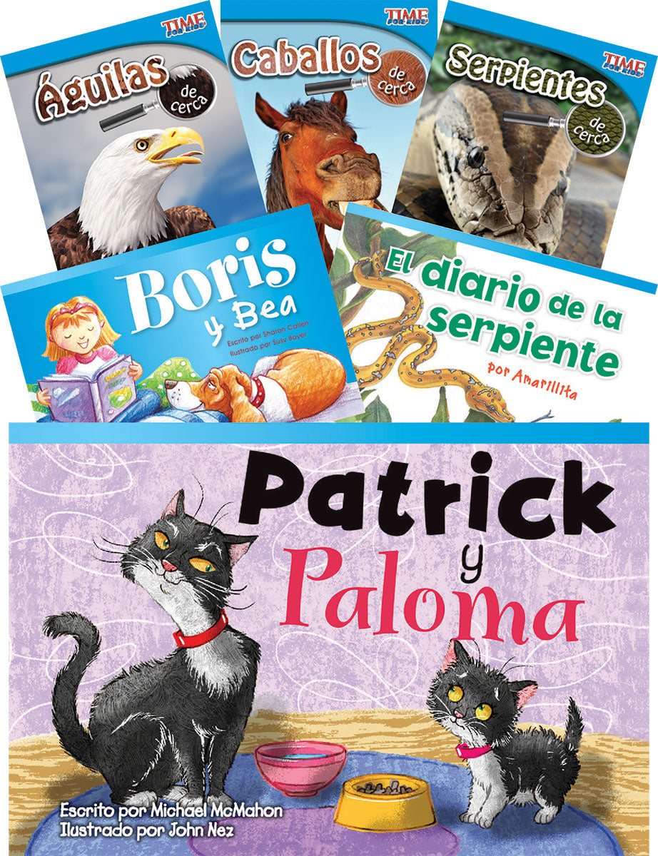 Especies animales 6-Book Set