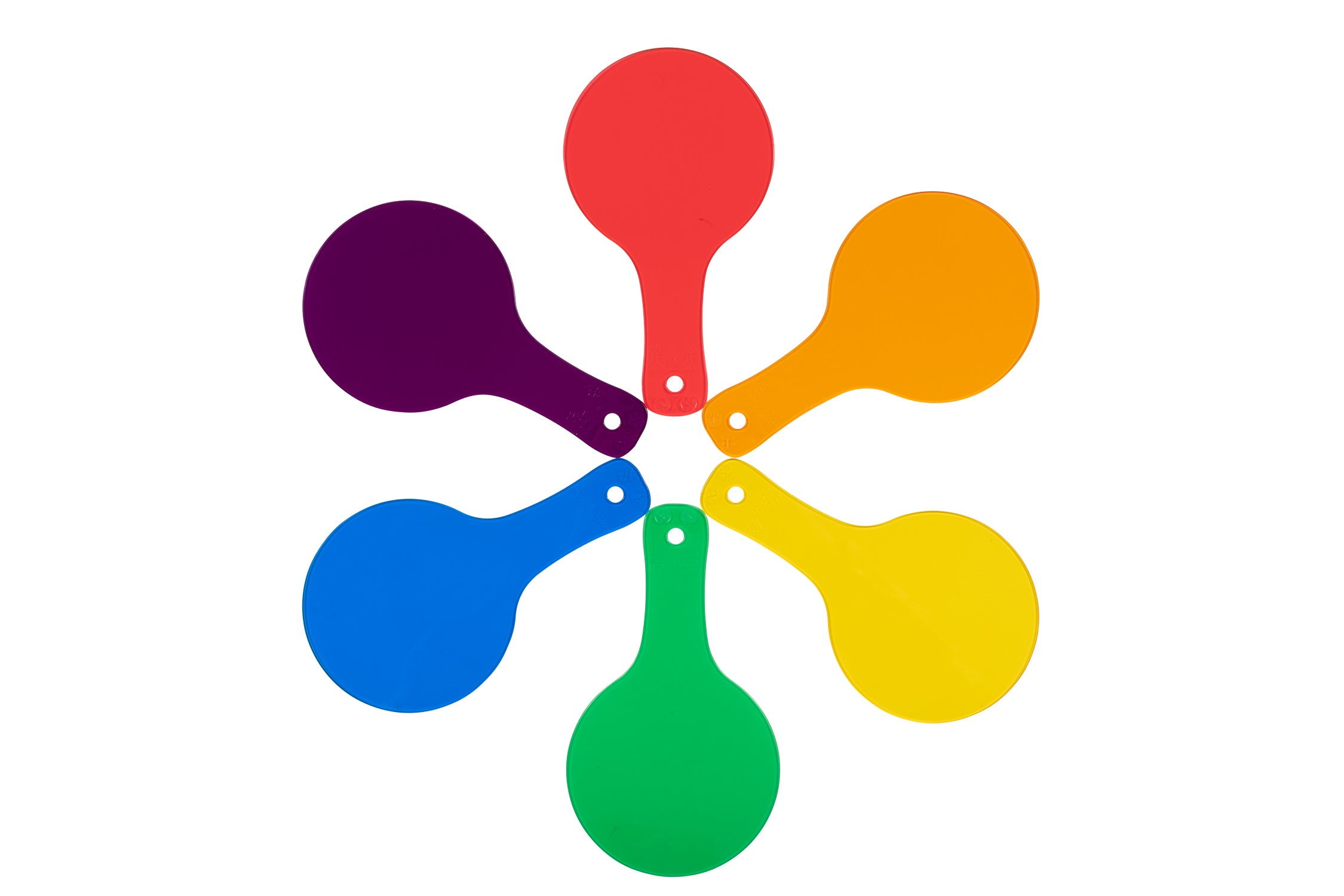 Color Paddles - Set of 6