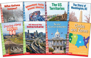 Explore The United States' Historic Routes and Modern Governance: Social Studies Readers 8-Book Set